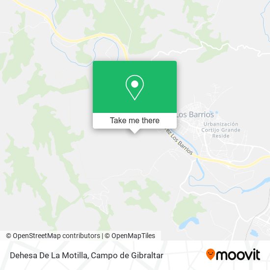 Dehesa De La Motilla map