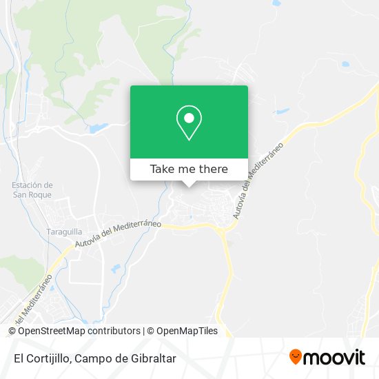 El Cortijillo map