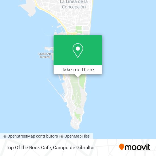 Top Of the Rock Café map