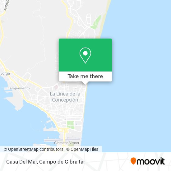 mapa Casa Del Mar