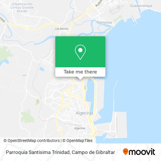 mapa Parroquia Santísima Trinidad