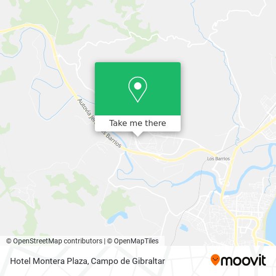 mapa Hotel Montera Plaza