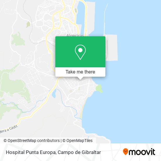 mapa Hospital Punta Europa