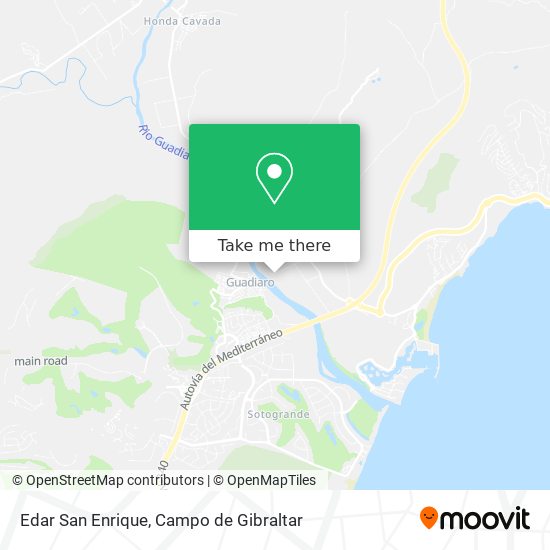 Edar San Enrique map