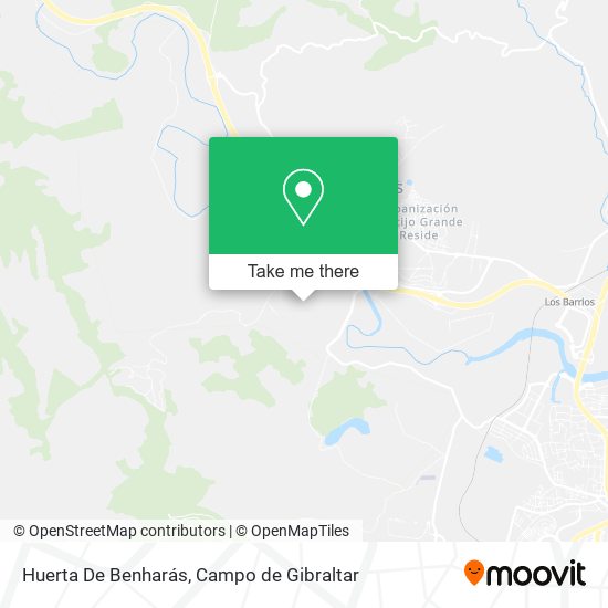 Huerta De Benharás map