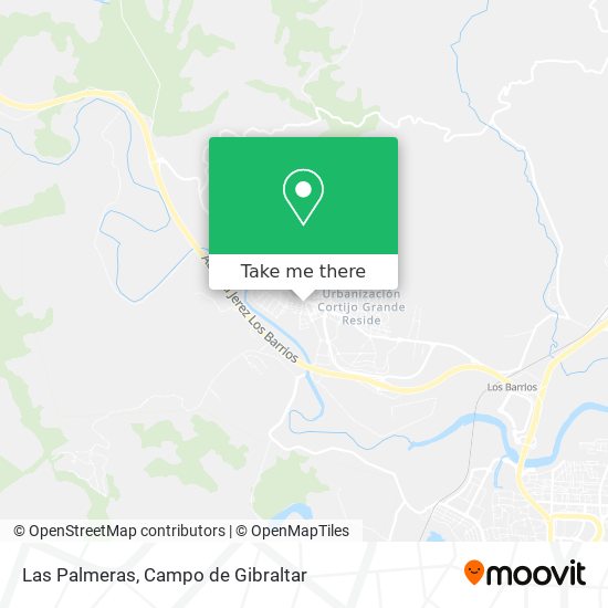 Las Palmeras map