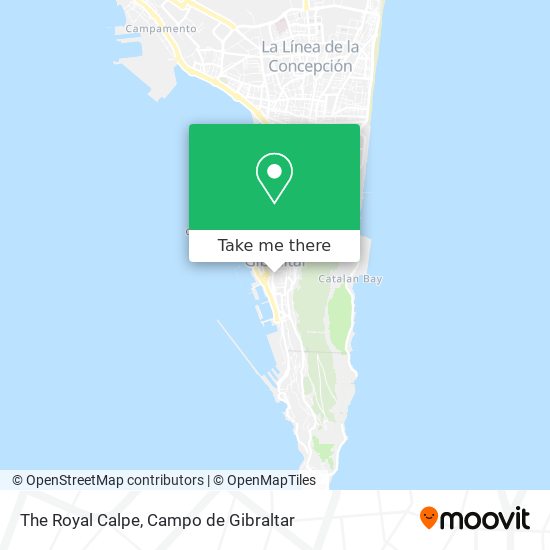 The Royal Calpe map