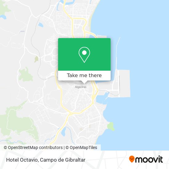 Hotel Octavio map