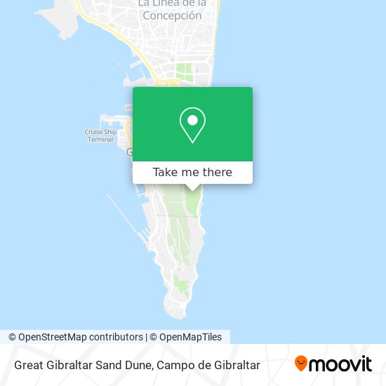 Great Gibraltar Sand Dune map