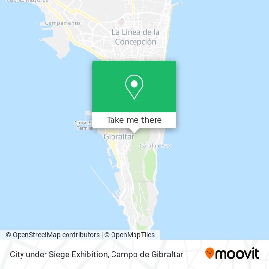 City under Siege Exhibition map