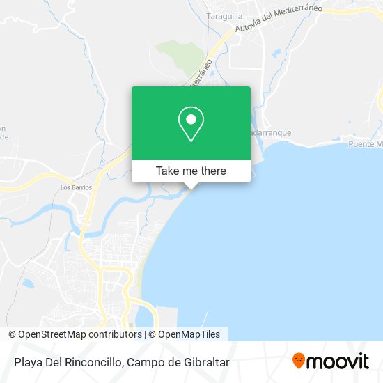 Playa Del Rinconcillo map