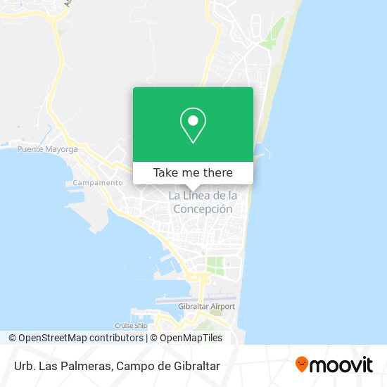 Urb. Las Palmeras map
