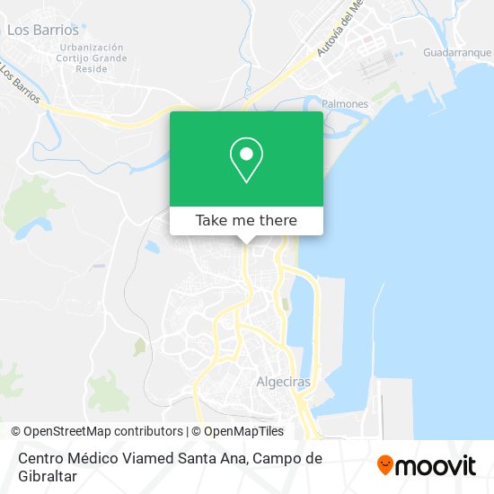 Centro Médico Viamed Santa Ana map