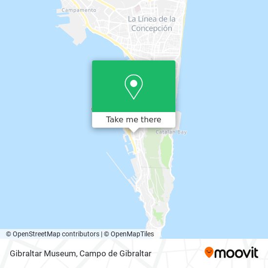 mapa Gibraltar Museum