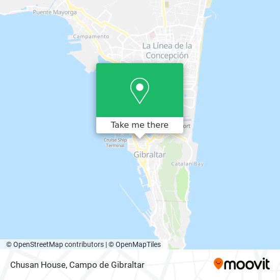 Chusan House map