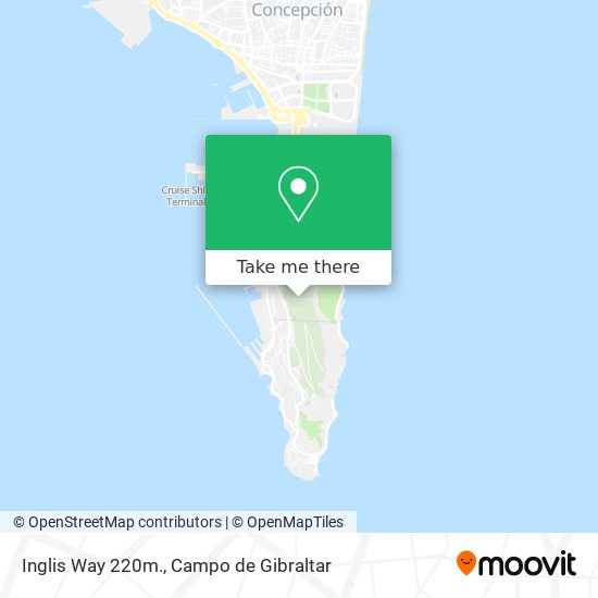 Inglis Way 220m. map