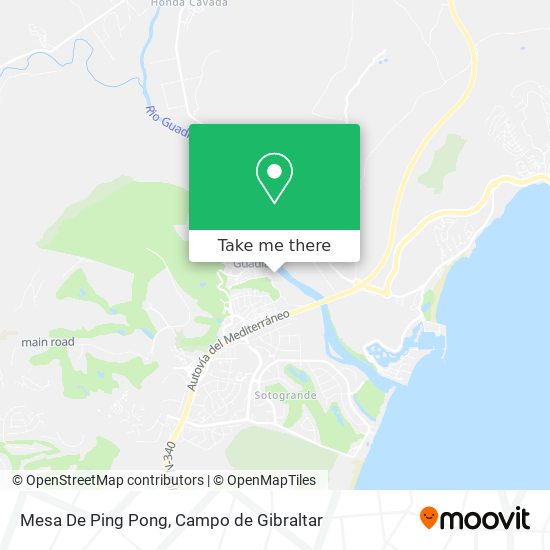 Mesa De Ping Pong map