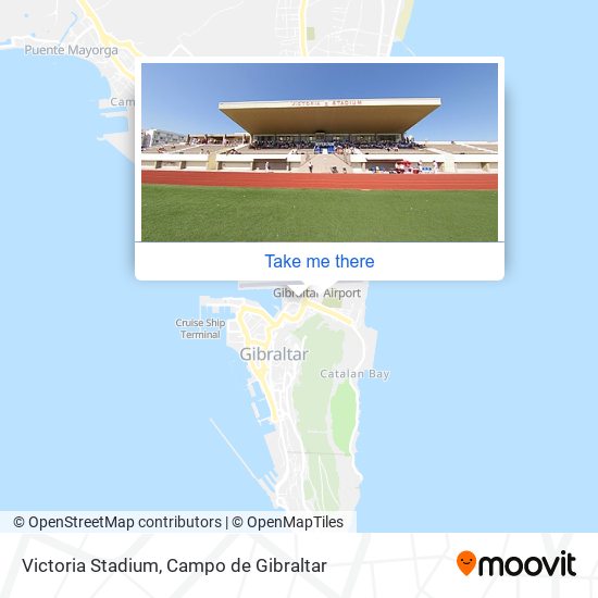 Victoria Stadium map