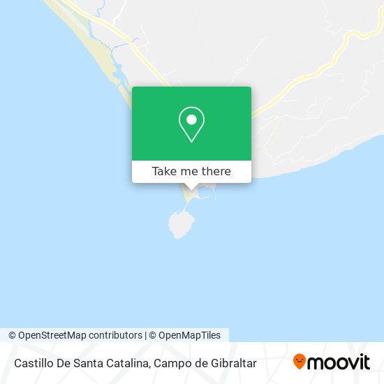 Castillo De Santa Catalina map