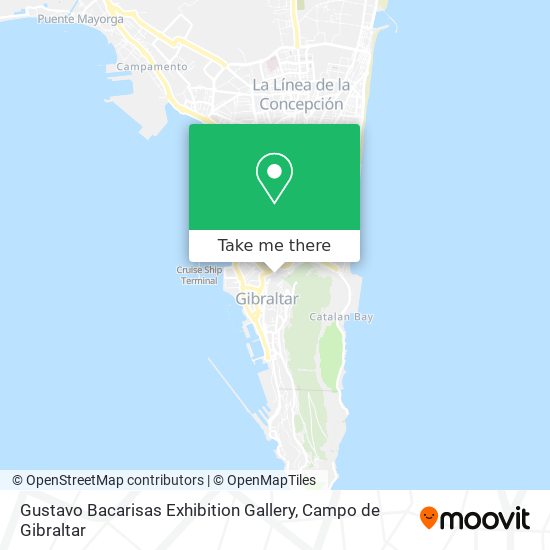 Gustavo Bacarisas Exhibition Gallery map