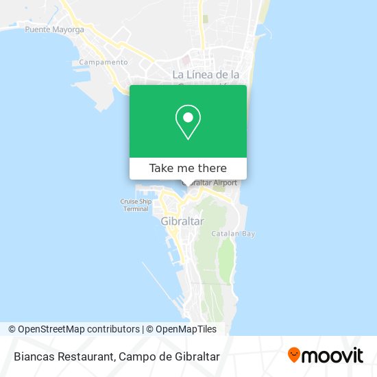 mapa Biancas Restaurant