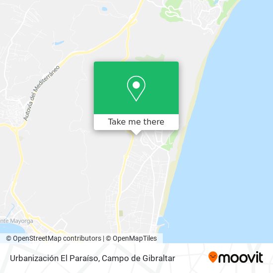 Urbanización El Paraíso map