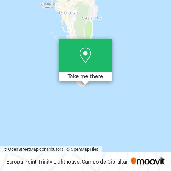 Europa Point Trinity Lighthouse map