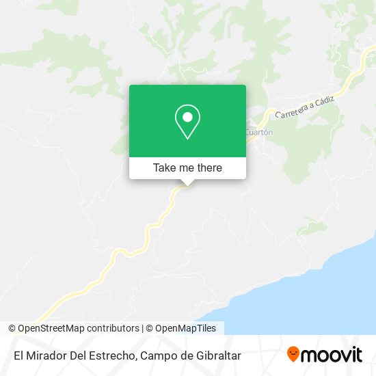 El Mirador Del Estrecho map