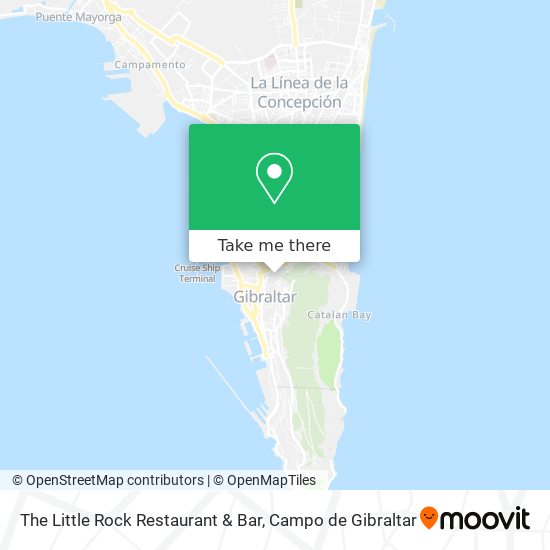 The Little Rock Restaurant & Bar map