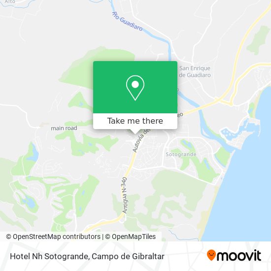 Hotel Nh Sotogrande map