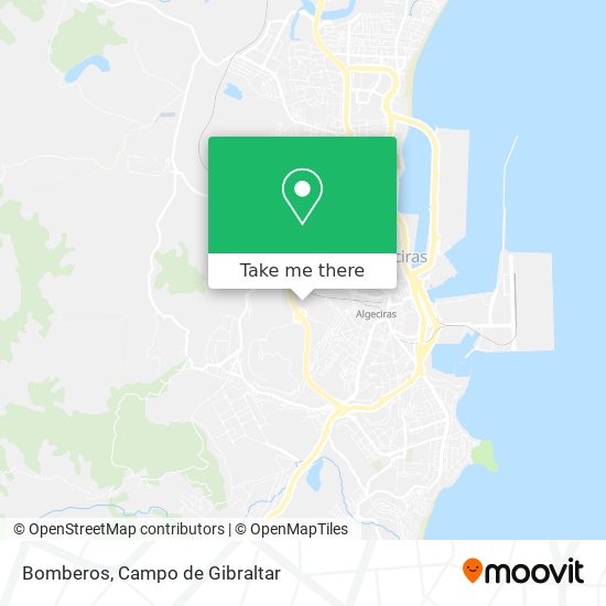 mapa Bomberos