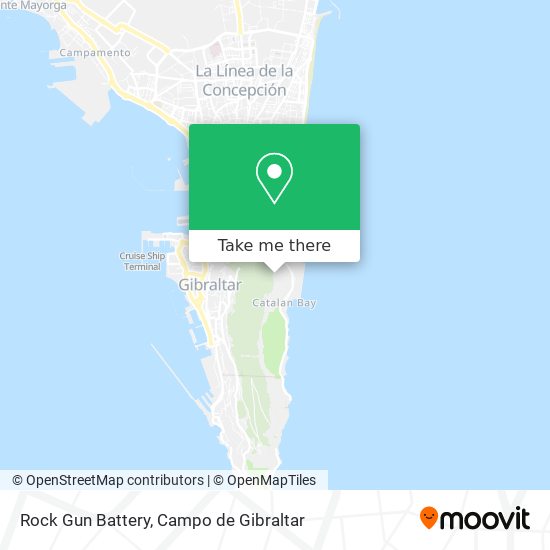 mapa Rock Gun Battery