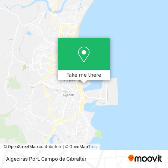 Algeciras Port map