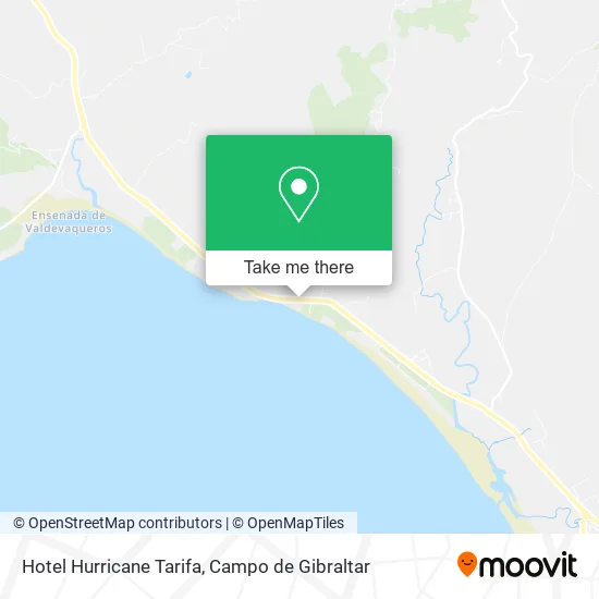 Hotel Hurricane Tarifa map