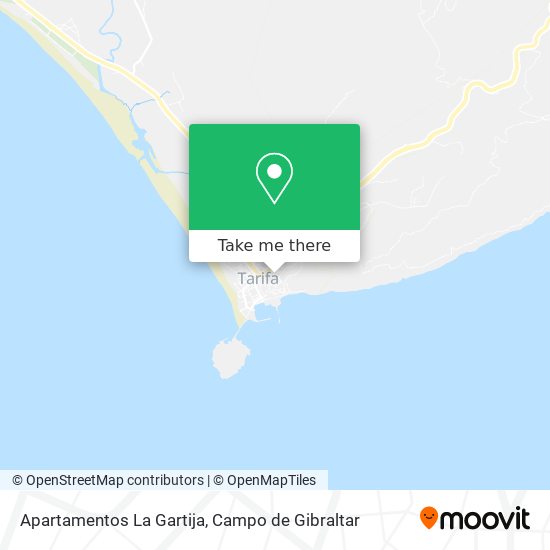 Apartamentos La Gartija map