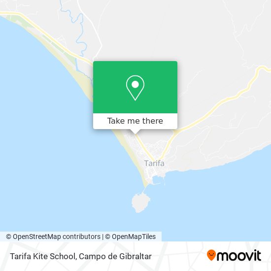 Tarifa Kite School map