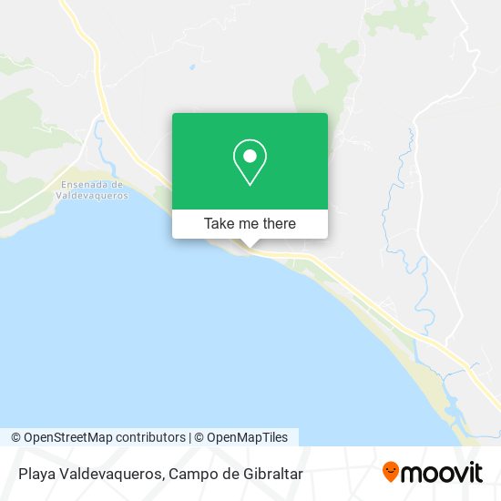 Playa Valdevaqueros map