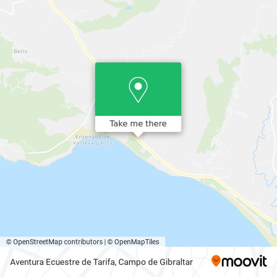 Aventura Ecuestre de Tarifa map