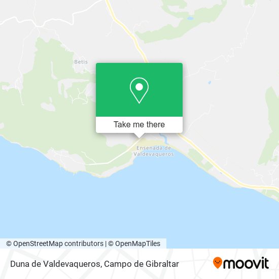 mapa Duna de Valdevaqueros