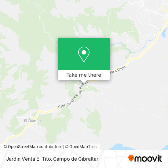 Jardin Venta El Tito map