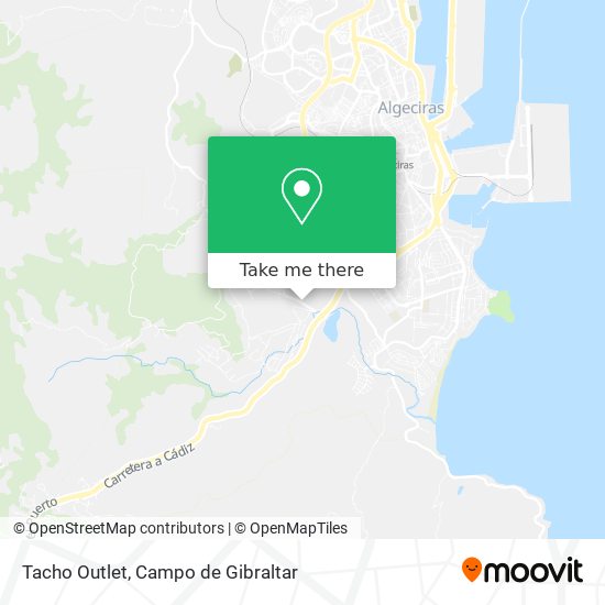 Tacho Outlet map