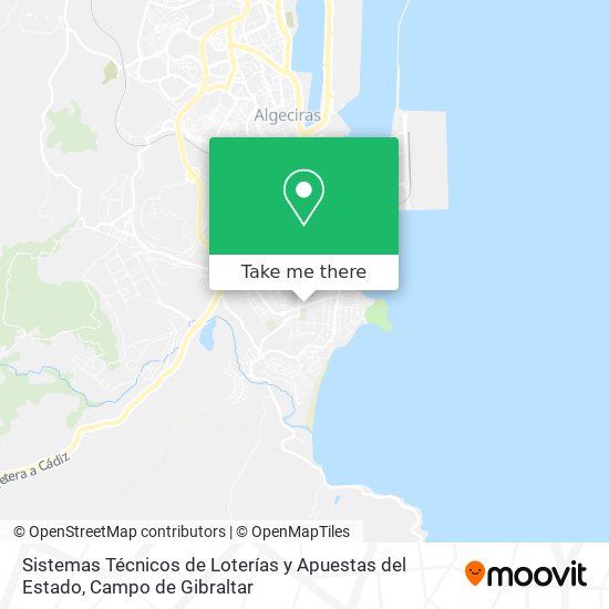 Sistemas Técnicos de Loterías y Apuestas del Estado map