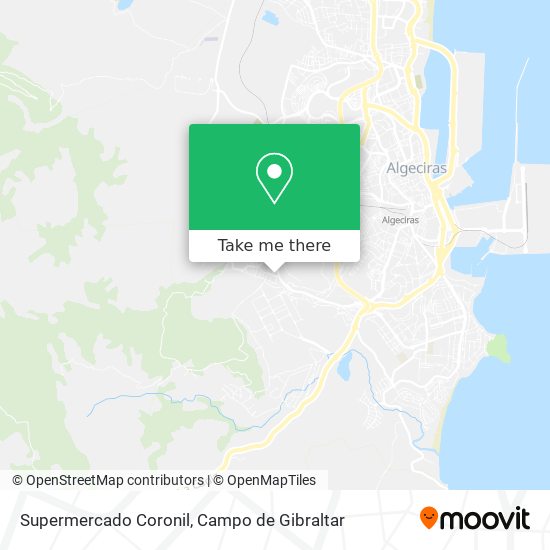 Supermercado Coronil map