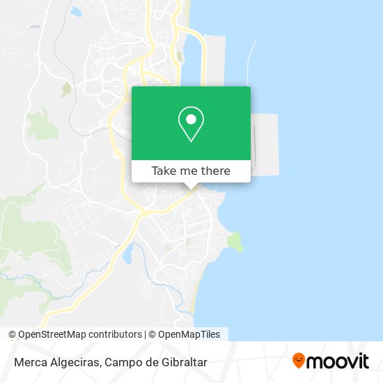 Merca Algeciras map