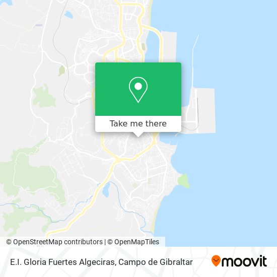 E.I. Gloria Fuertes Algeciras map