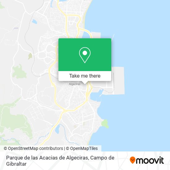 Parque de las Acacias de Algeciras map