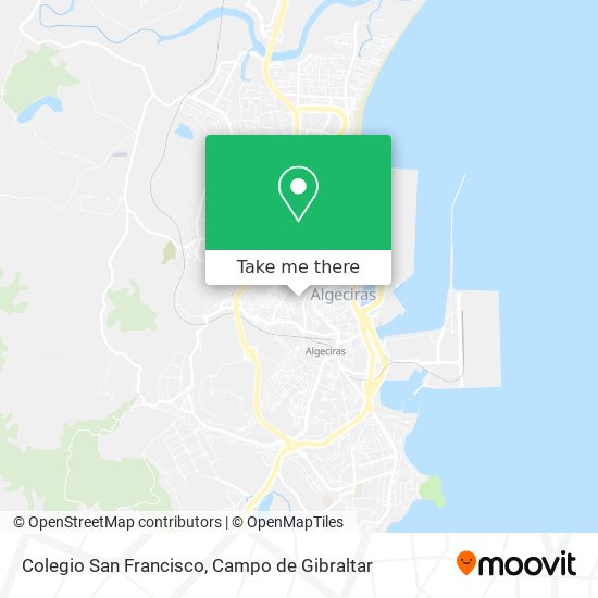 Colegio San Francisco map