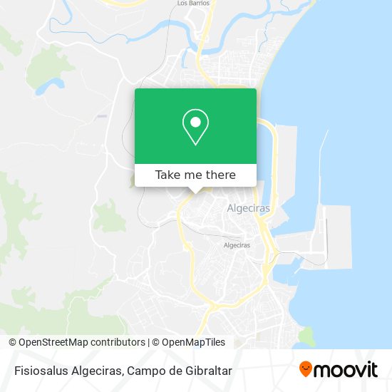 Fisiosalus Algeciras map