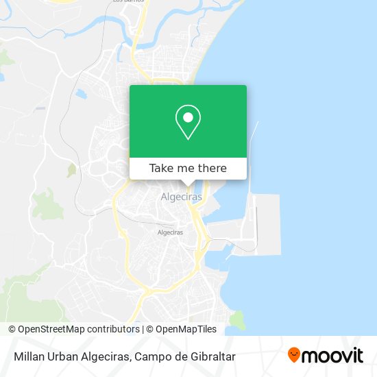 Millan Urban Algeciras map