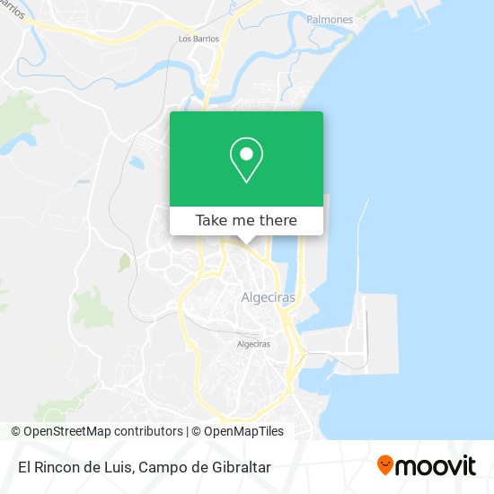 El Rincon de Luis map